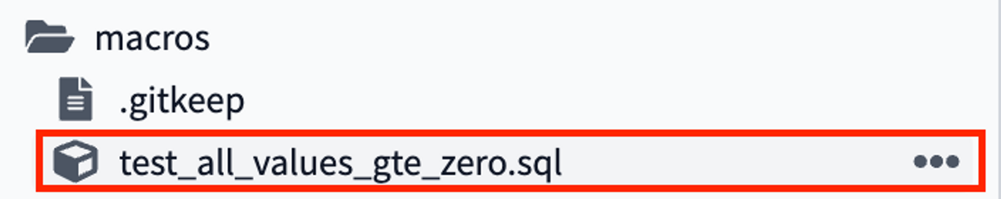 macro file for reusable testing code